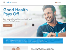 Tablet Screenshot of intuitbenefits.com